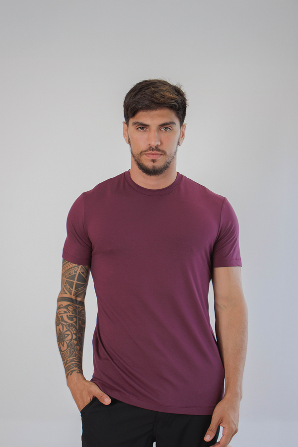 T-shirt Light Vinho