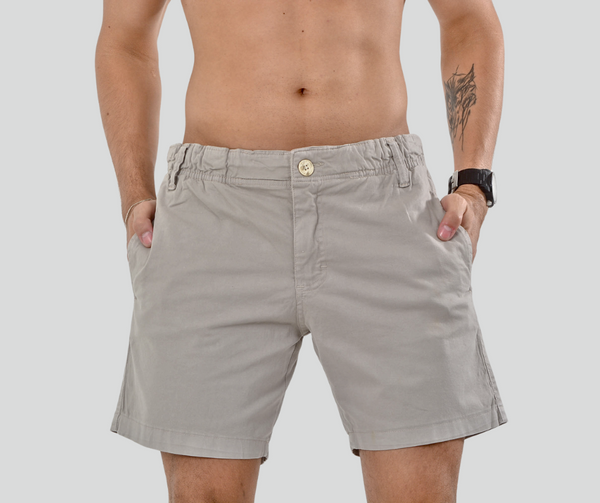 Short Algodão Cinza