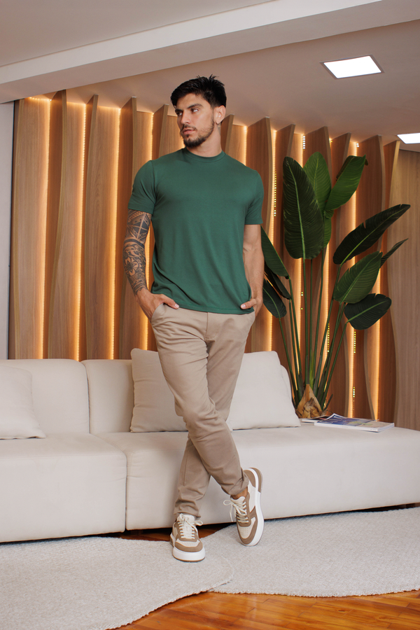 Calça Sarja Viena Caqui