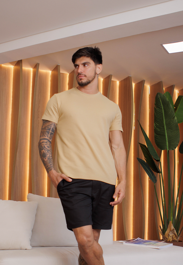 T-Shirt Tricot Bege