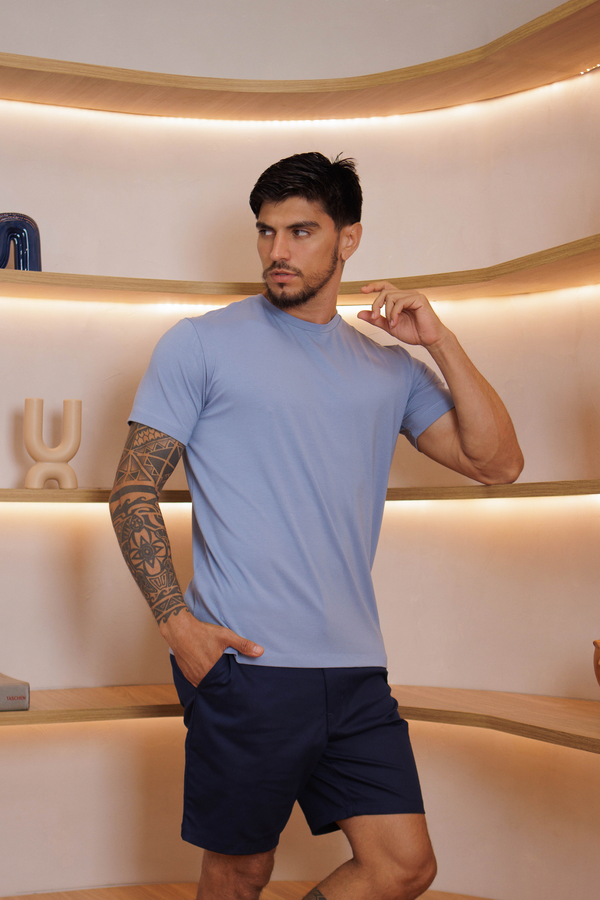 T-shirt Light Azul Claro