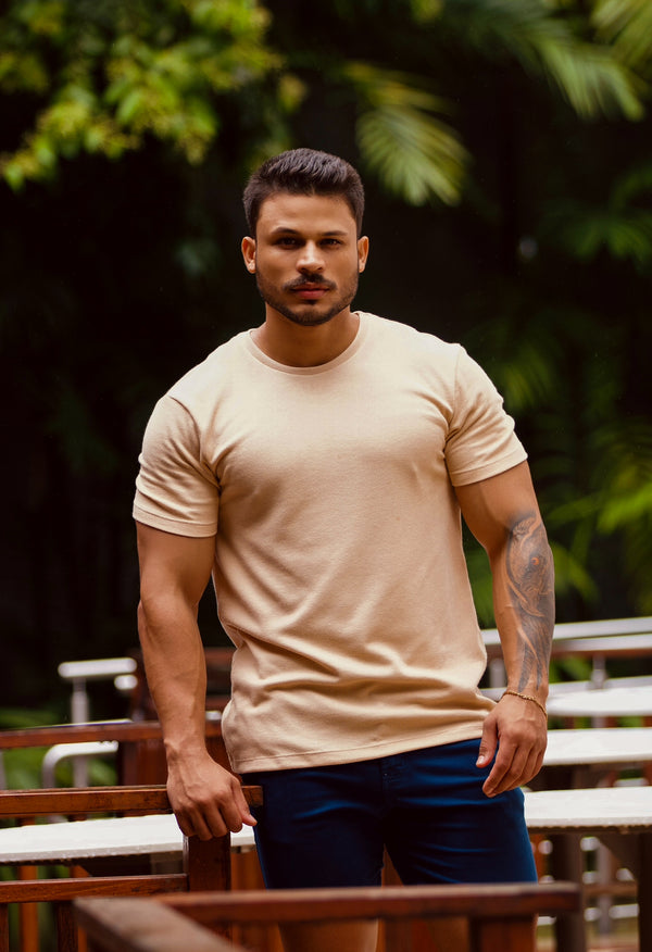 T-Shirt Tricot Bege