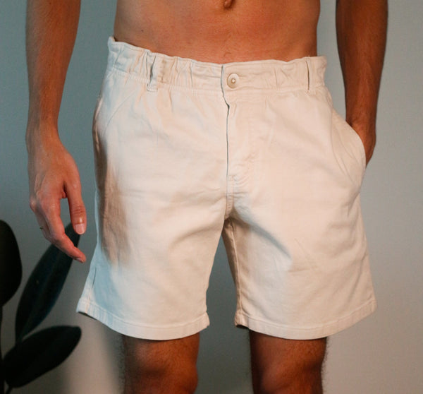 Short Algodão Creme